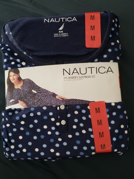 Nautica Other - NWT-Nautica Navy Polka Dot Two-Piece Sleep Set Size Medium